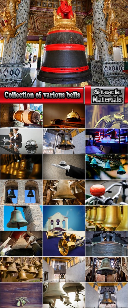 Collection of various bells 25 HQ Jpeg