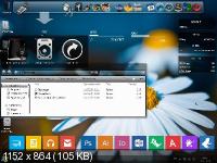 Windows 7 Ultimate SP1 x64 Dark v.2.0 by YelloSOFT (2014/RUS)
