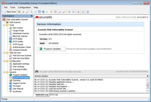 Acunetix Web Vulnerability Scanner 9.5