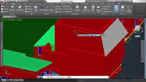Lynda.com 3D Архитектурное моделирование с AutoCAD