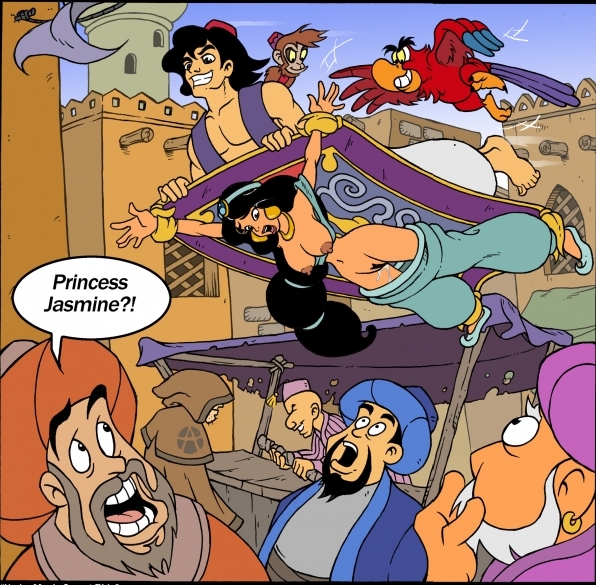 Cartoon porno Aladdin
