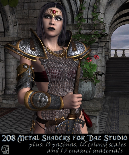 Pd-Metals Daz Studio Shaders