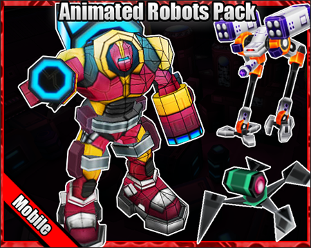 Animated Robots Pack